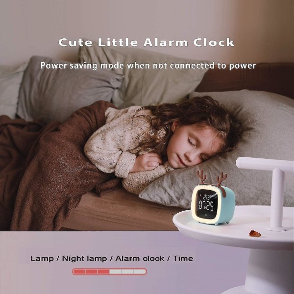 Barnväckarklocka, sömnträningsklocka för småbarns väckarklocka