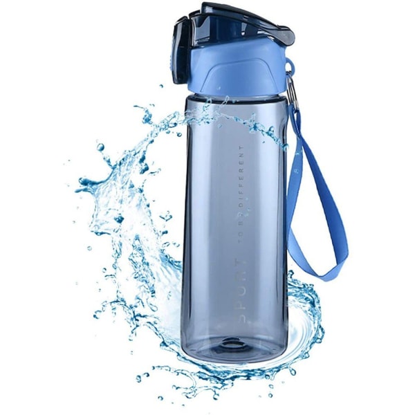 Sportdrycksflaska BPA-fri 800ml läckagesäker plastflaska blue