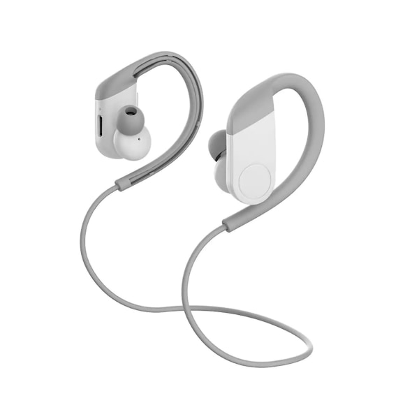 Bluetooth In-ear hörlurar Öronkrok Vattentät trådlös sporthörlur Vit