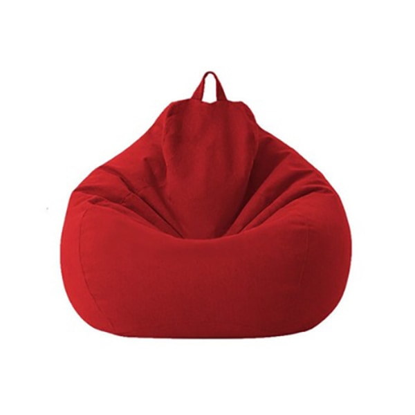 Ny design super bean bag fåtölj sofföverdrag inomhus lat lounge stol för vuxna och barn red