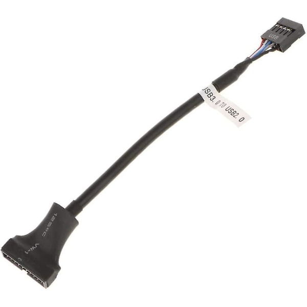 3pcsusb 3.0 20-stifts header hane till USB 2.0 9pin hona adapter konverterkabel usb 3.0 till 2.0 adapterkabel