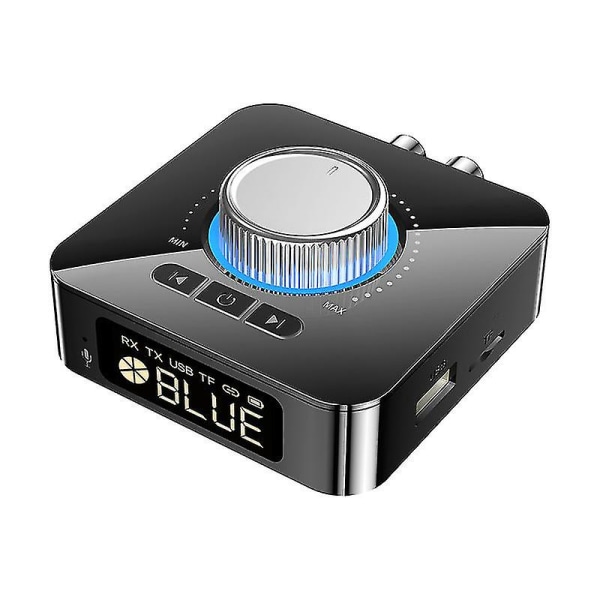 Bluetooth mottagare sändare 2 i 1 ljudadapter med digital display