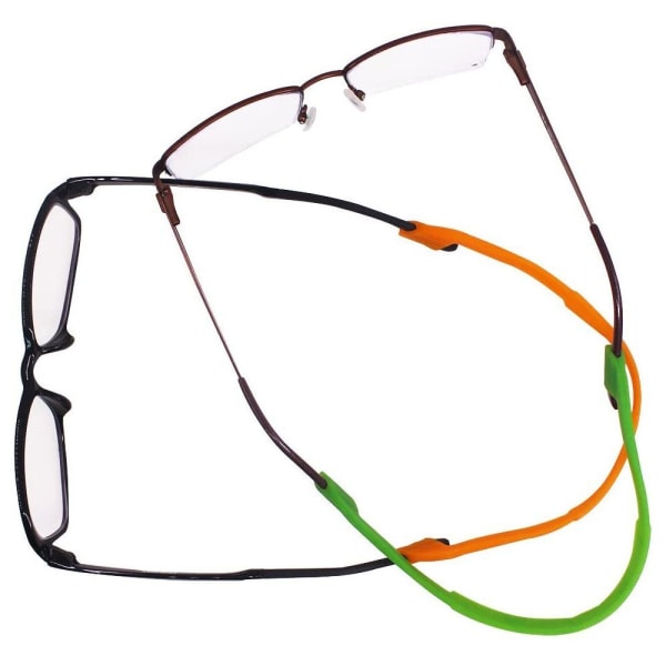Halkfri glasögonhållare med 6 par öronkrokar