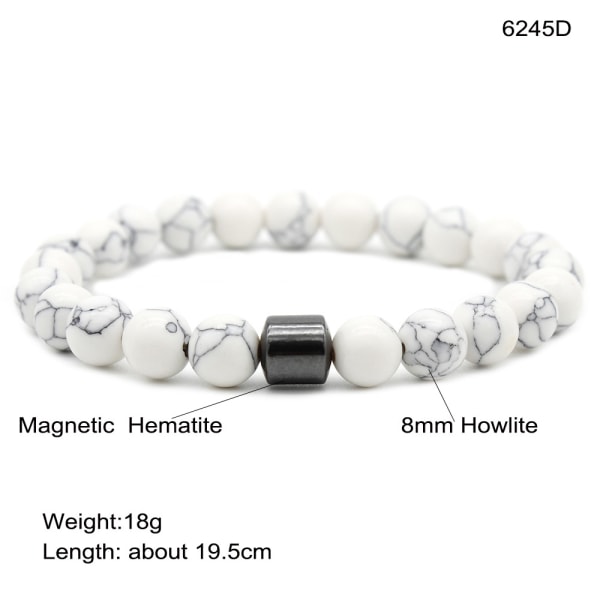 2 armband kristall yoga pärlor stretch armband justerbar naturlig ädelsten vulkanisk malakit pärlarmband