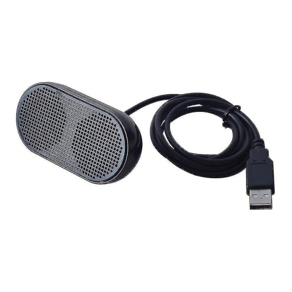 USB minihögtalare Datorhögtalare driven stereo multimediahögtalare för bärbar bärbar dator (svart)