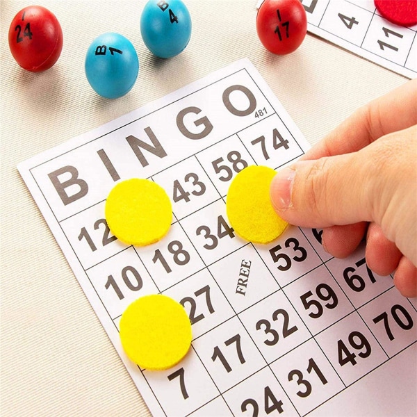 Klassisk bingo 0-75 Ett roligt familjekortspel