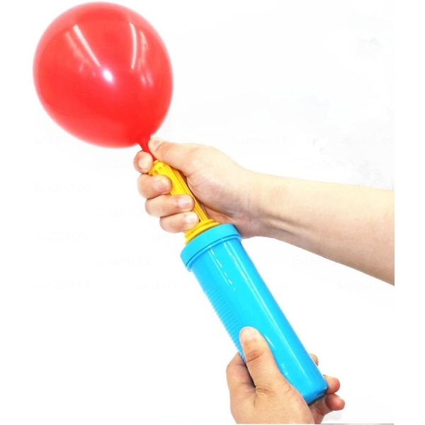 Ballongpump Bärbar handluftpump för uppblåsbar leksaksdekoration Tillbehör för bröllopsfödelsedagsfest