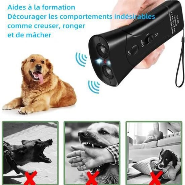 Bärbar hundavvisande tränare, ultraljudshundträningsverktyg, ultraljudskontroll för hundskall med variabel frekvens