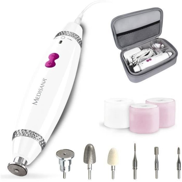MEDISANA - MP 840 - Enhed til manicure og pedicure - 3 hastighedsniveauer