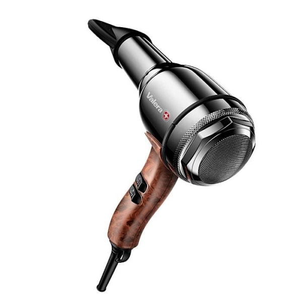 Hårfön - VALERA - Swiss Steel Master SM588.01BL - 2200 W - 6 Temperaturen - Luftjonisator Ljus svart krom