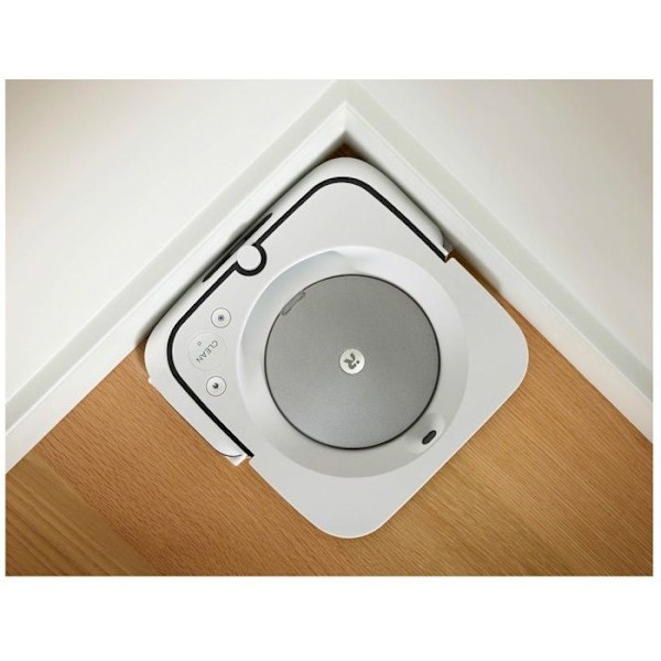 iRobot M613840 Hvid Robotstøvsuger - Våd-/Kemrens - Poseløs - Opsamlerkapacitet 0,6 liter Vit