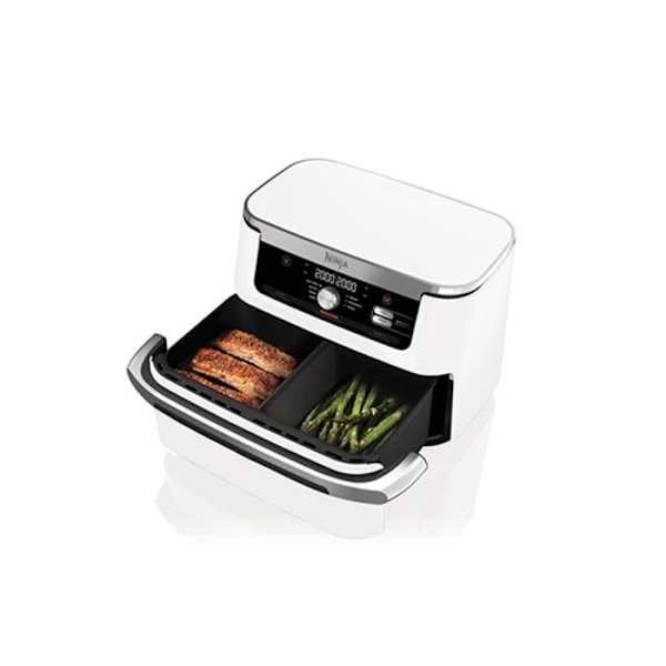 Fritös utan olja Ninja FlexDrawer AF500EUWH Vit Vit