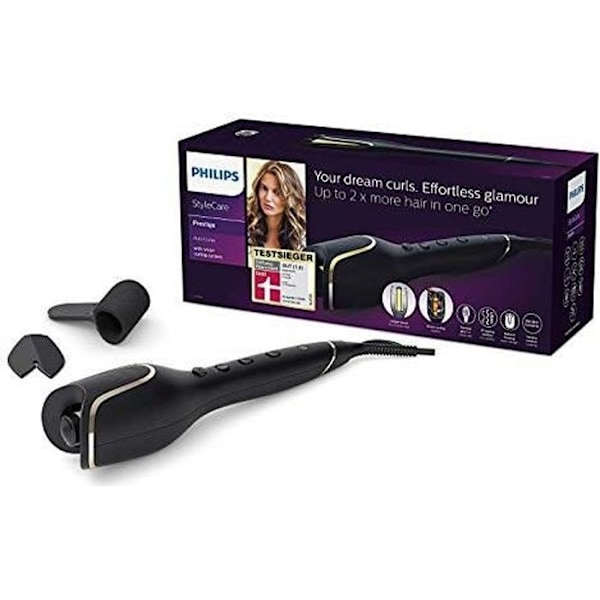 PHILIPS BHB876/00 Stylecare Prestige automatisk krøllejern Sort
