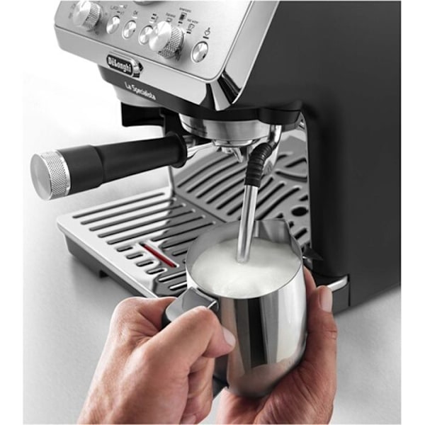 De'Longhi EC9155.MB, Espressomaskine, 2,5 L, Kaffe i bønner, Integreret kværn, 1400 W, Sort, Rustfrit stål