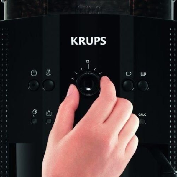 KRUPS Kahvinkeitin, jossa on kahvimylly, 2 espressoa samaan aikaan, Automaattinen puhdistus, EA810870 Svart
