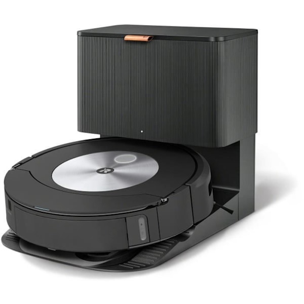 iRobot Roomba Combo J7+ Robotdammsugare och mopp med automatiskt tömningssystem - mattdetektor Svart, Rostfritt stål