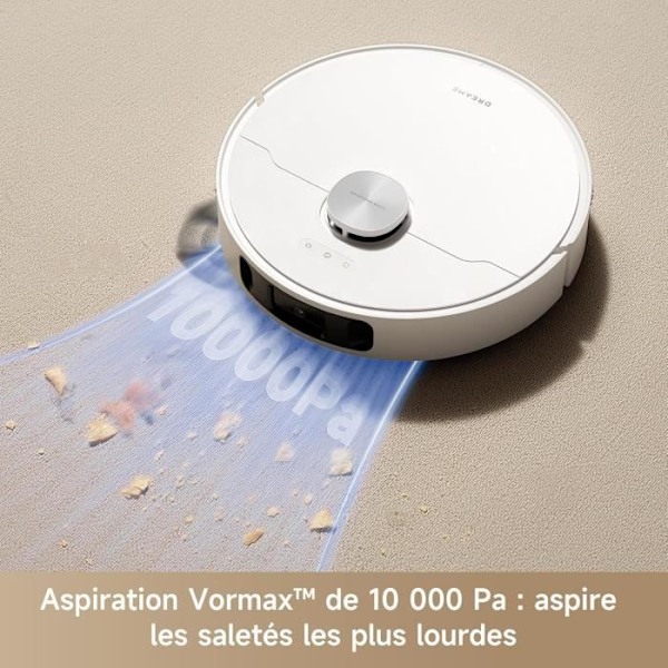 Robotstøvsuger - DREAME L10s Ultra Gen 2 - 10000 Pa - 300 ml - Hvid Vit