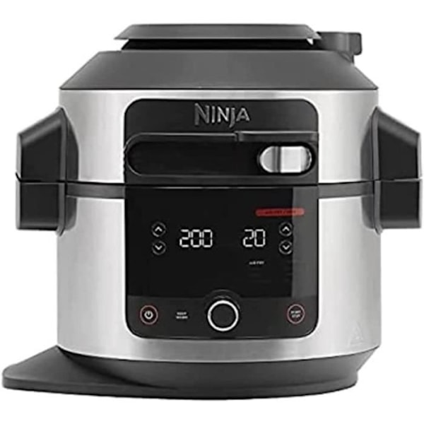 Multikokare NINJA - SmartLid OL550EU - Kapacitet 6L - 11 matlagningsprogram - 1460W svart och silver