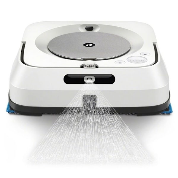 iRobot M613840 valkoinen robottipölynimuri - Märkä/kemiallinen pesu - Pussiton - Keräimen tilavuus 0,6 litraa Valkoinen