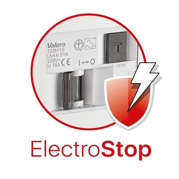 Professionel væghårtørrer - VALERA - Action Protect 1600 - 1600W - 3 temperaturer - Spiralrør Sort