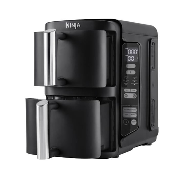 NINJA luftfritös - Double Stack SL300EU - Kapacitet 7,6L - 6 matlagningsprogram - 2470W