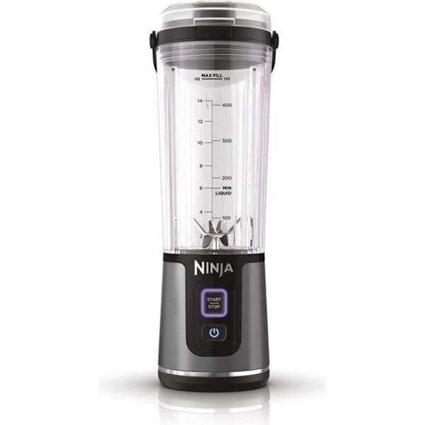 Blender kannettava - NINJA BLAST - BC151EUBK - kulho 530 ml - akunkesto 2h - langaton - Musta