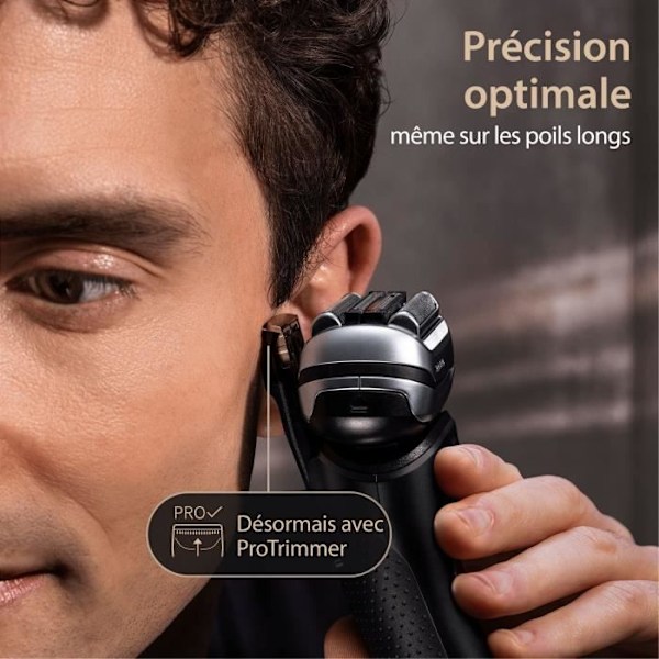Sähkörasva BRAUN - Sarja 9 PRO+ 9560cc - 5 Partaelementtiä, Integroitu Tarkkuustrimmeri, SmartCare-asema, Vesitiivis