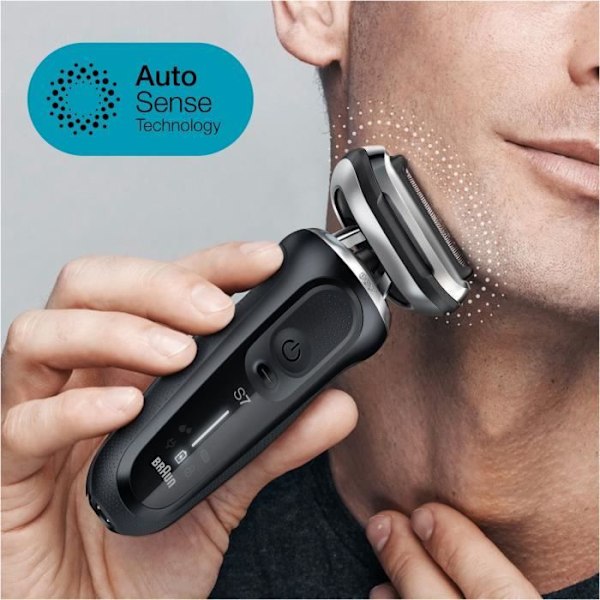 Sähköhöylä BRAUN Series 7 71-N7200cc - tarkkuustrimmerillä - AutoSense-teknologia - Musta Svart