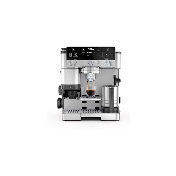 Kaffemaskine - NINJA - ES601EU Luxe Premier - 1650 W - 2 liter - Rustfrit stål Svart och rostfritt stål