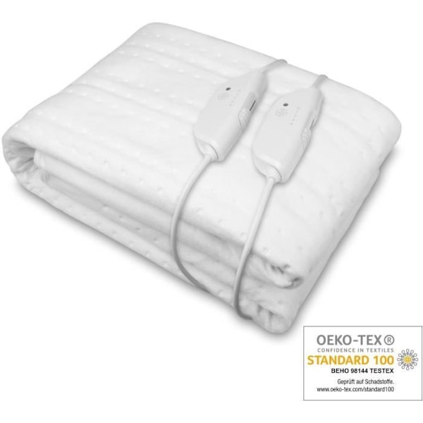 Surmatras varme – Varmemadras 2 personer – medisana HU 676 – vaskbar – 4 temperaturindstillinger – automatisk sluk – 150x160cm