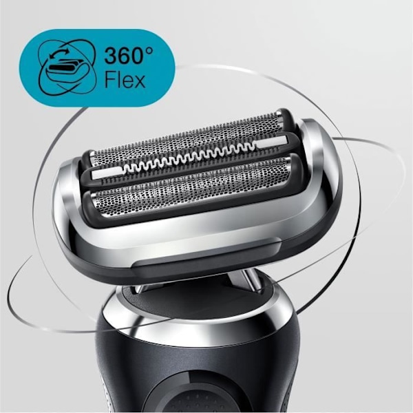 Sähköhöylä BRAUN Series 7 71-N7200cc - tarkkuustrimmerillä - AutoSense-teknologia - Musta Svart