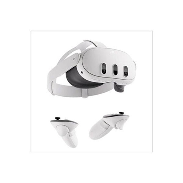 META QUEST Quest 3 512 GB Virtual Reality Headset - Hvid - Trådløs - CLPL - 6 timer Vit