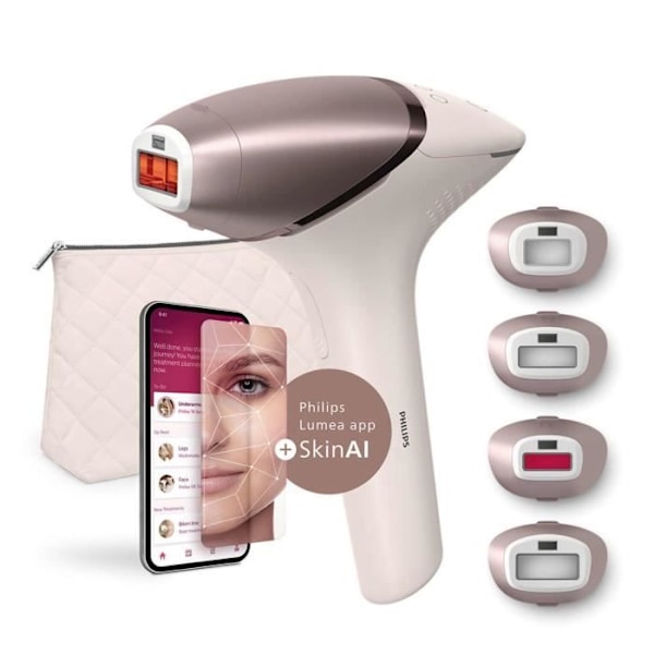 Epilator - PHILIPS - BRI977-00 - Ljusimpuls - Roséguld - Lätt rosa guld