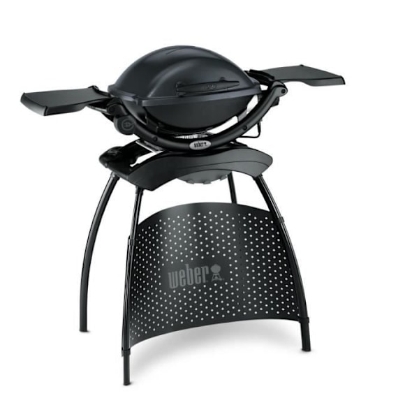 Weber Q 1400, 2200 W, Grill, El, Kittel, Grill, Svart, Grå Svart, Grå