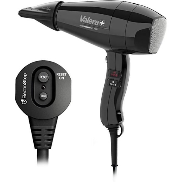 Professionel hårtørrer Valera Swiss Secure Jet SXJ7600RCD Sort