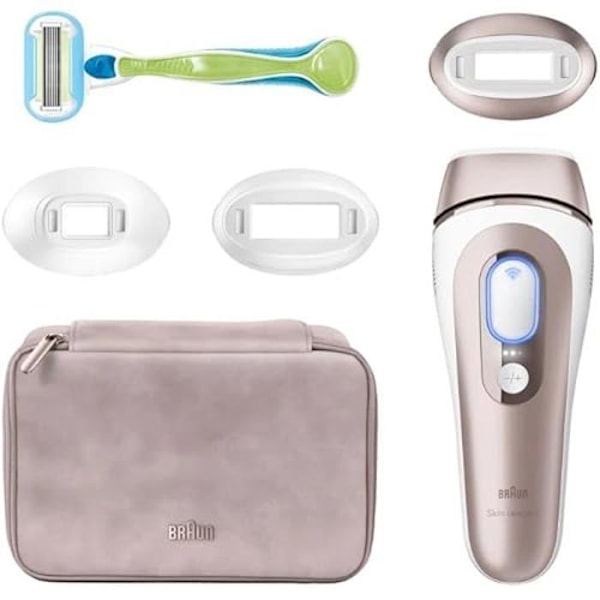 Pulserende lys epilator - BRAUN - PL7253 - Gratis påføring - Venus barbermaskine inkluderet - 3 tilbehør Svart