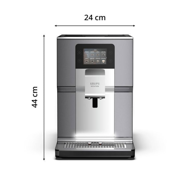 INTUITION PREFERENCE KORNMASKIN + 15 KRUPS RECEPT Silver