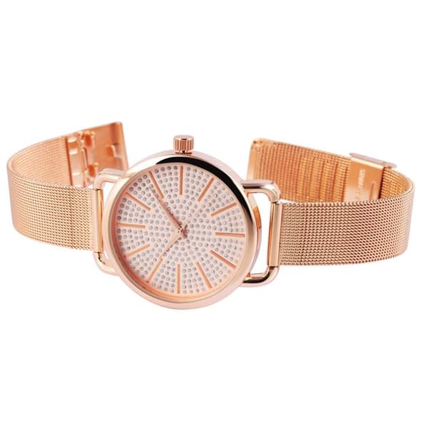 Ur - EXCELLANC - Excellanc Kvinde - Milanese mesh i rustfrit stål - Kasse 39 mm - Quartz PC21