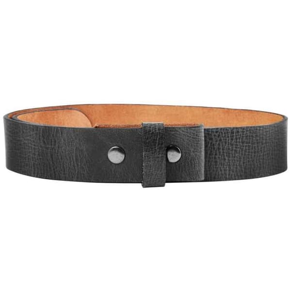 Vyö - LEONARDO VERRELLI - LV0048 - Aitoa nahkaa - Harmaa - 90 cm Grå 90 cm