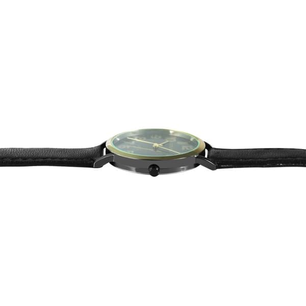 Ur - EXCELLANC - Excellanc Mand - Kasse 39 mm - Sort urskive - Sort kunstlæderrem Svart