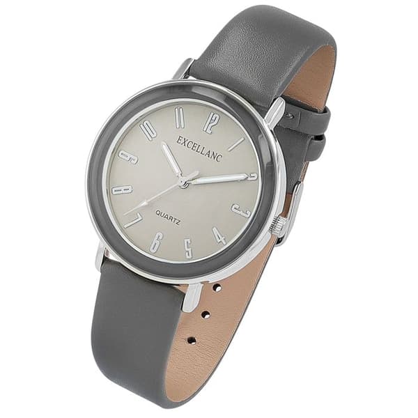 Dameur - EXCELLANC - SL68 - Grå - Urkasse 39 mm - Rem i kunstlæder 18 mm Grå