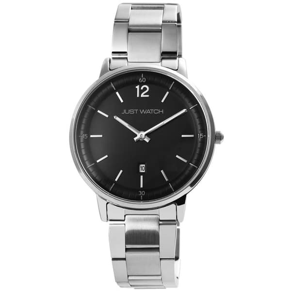 Ur - Dorian - Rustfrit stål 43 mm - Sort urskive - Miyota GM15 bevægelse Silver