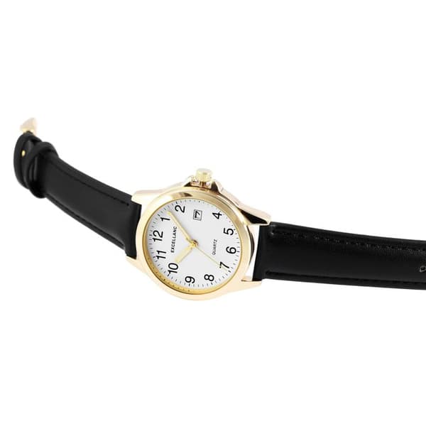 Ur - EXCELLANC - Excellanc - Sort og guld - Kasse 36 mm - Kvarts Svart