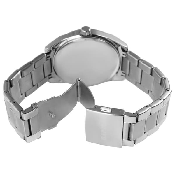 Kello - Nikolle - Sininen kellotaulu - 44 mm kotelo - 22 mm teräshihna Silver