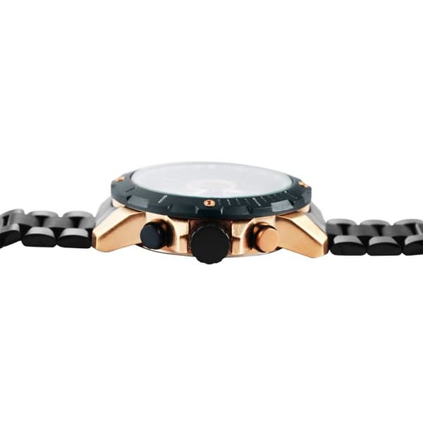 Ur - RAPTOR - Kifah - Kronograf - Kasse 47 mm - Armbånd i sort rustfrit stål Svart
