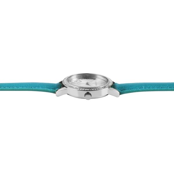 Dameur - EXCELLANC - Excellanc - Kasse 34 mm - Blå imiteret læderrem - Quartz Japan PC21 bevægelse Blå