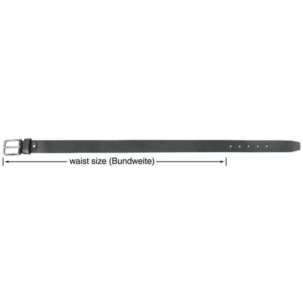 Bælte - LEONARDO VERRELLI - Elegant XL - Ægte læder - Grå - 115 cm Grå 115 cm