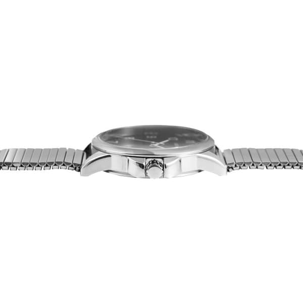 Ur - Ronny - Sølvfarvet rustfrit stål - Sort urskive - Quartz Miyota 2035 Silver