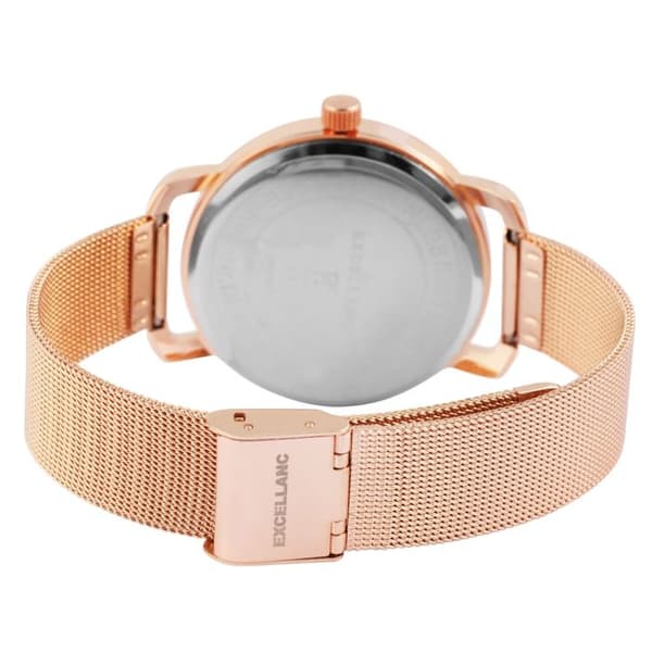 Ur - EXCELLANC - Excellanc Kvinde - Milanese mesh i rustfrit stål - Kasse 39 mm - Quartz PC21