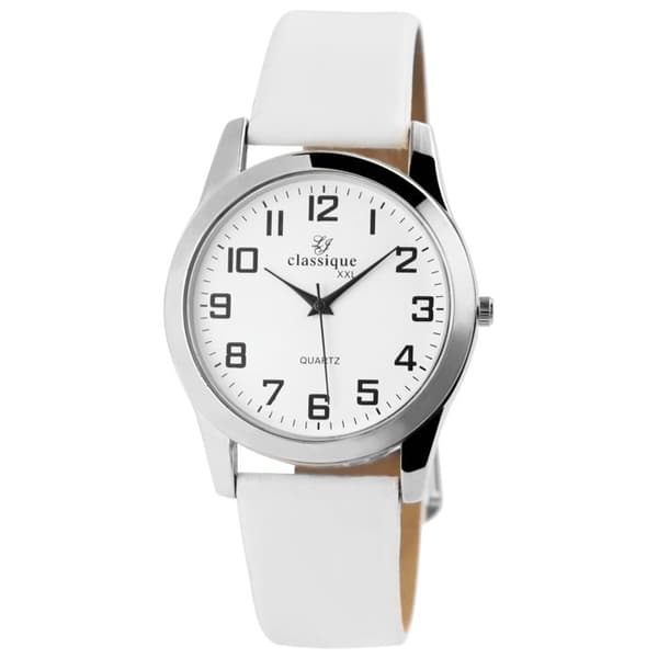Armbandsur - KLASSISK - Klassisk - Vit - Kvarts - 40 mm Vit